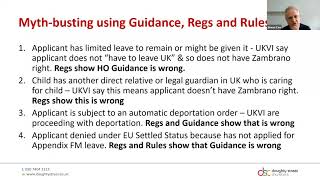 Zambrano child cases – challenging Home Office decisions  WDSC Immigration Team Webinar [upl. by Newlin408]