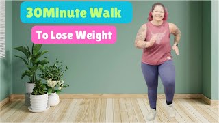 30 MINUTE WALKING WORKOUT Drop Weight Fast amp Simple [upl. by Nolrak]