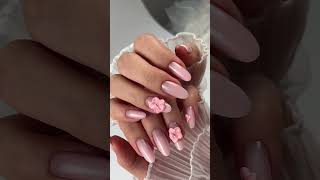 🌸 nails gelmanicure nailart gelnaildesigns [upl. by Tomchay]