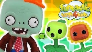 FUNNY Plants vs Zombies Videogame video of Conehead Peashooter amp Sunflower PopCap Games Lets play [upl. by Tay581]