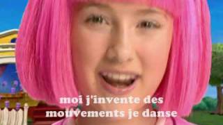 Lazy Town Bing bang french singalong HQ [upl. by Aernda]