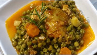 Sekreti i gjelles me bizele dhe mish pule  Peas Dish [upl. by Qifahs]