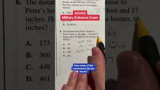 ASVAB Arithmetic Reasoning 6 Question Walk Through [upl. by Nomar]