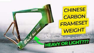 How much does my Cheap Chinese Carbon Frameset Weigh  Part 3 [upl. by Lleda]