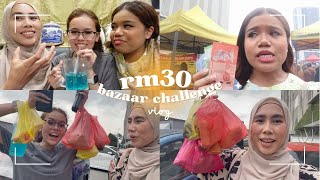 BAZAAR RAMADHAN WITH ONLY RM30 CHALLENGE [upl. by Notla]