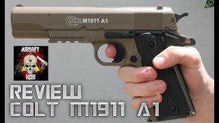 UNBOXING Y REVIEW PISTOLA de BOLAS COLT M1911 A1 [upl. by Akenot247]