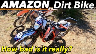 Amazon 250cc Dirt bike trail ride review X pro Templar 250 [upl. by Stulin737]