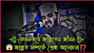 🌿কেমন হবে জান্নাতের জীবন  জান্নাত সম্পর্কে শ্রেষ্ঠ আলোচনা‼️ mizanur rahman azhari waz waz [upl. by Imekawulo]