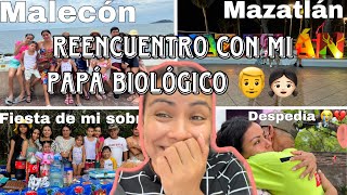 REENCUENTRO CON MI PAPÁ BIOLÓGICO👨🏻😭después de 30 años Fuimos a Mazatlán 🏖️🐚 [upl. by Adel]