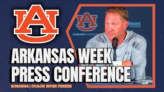 Arkansas Week  Hugh Freeze Talks Game 4 for Auburn Football  FULL PRESSER [upl. by Nywled]