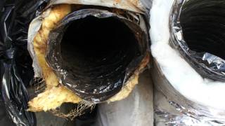 HVAC old flex duct vs new flex duct [upl. by Nanah319]