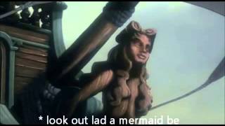 The Little Mermaid  Sailors Song  Fathoms Below  Lyrics  MrsDisney0 [upl. by Maire747]