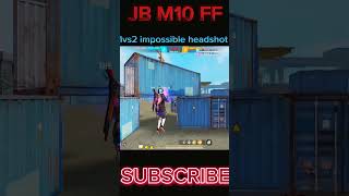 Impossible headshot 🤯 1vs2 M1887 Headshot Power 🗿trending virelff freefireshorts [upl. by Florio174]