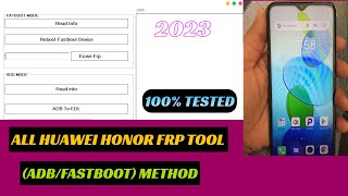 All HonorHuawei FRP Tool  MTP fastboot ADB Method  NEW METHOD 2023 [upl. by Asital145]