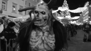 Krampusshow Villach 2015  Schwarze Horde [upl. by Pelaga]