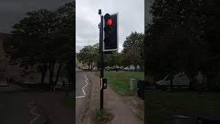 Godmanchester The Avenue B1044 Microsense Traffic Lights Puffin Crossing [upl. by Augie508]