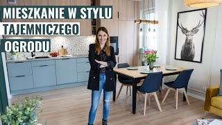 🏡 Oglądamy 4 pokojowe mieszkanie o powierzchni 76 m2 wykończone w stylu TAJEMNICZEGO OGRODU😍 [upl. by Cecile]