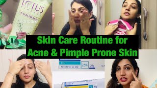 Different type of AcneampPimplesHow to Treat themSkincare Routine for AcneampPimple Prone Skin [upl. by Noramac24]