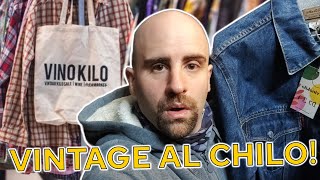 VINOKILO come funziona Comprare vestiti vintage al chilo la mia RECENSIONE di un evento in ITALIA [upl. by Akehsat]