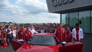 Fahrzeugübergabe AUDI  FC Bayern 2014 [upl. by Alad]