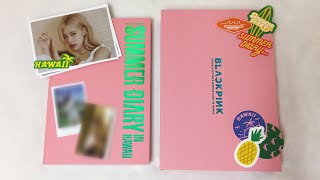 unboxing blackpink summer diary in hawaii [upl. by Wilie]