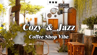 Cozy Jazz Vibes ☕ Warm Coffee Shop Ambiance amp Relaxing Melodies for a Peaceful Day [upl. by Angelo]