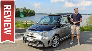 Abarth 695 Rivale mit 180 PS Fahrbericht Test amp Acrapovič Soundcheck [upl. by Nodab]