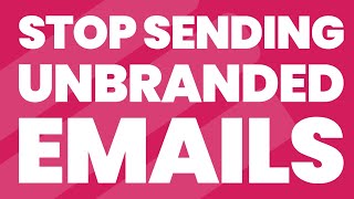 Stop sending unbranded emails  WiseStampcom [upl. by Sallie139]