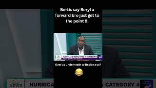 Hilarious Bertis say Beryl a forward bro just get to the point hurricane beryl news storm [upl. by Templer]