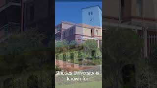 Rhodes University Small Classes Big Ideas [upl. by Adaran678]