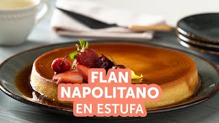 Flan napolitano en estufa  Kiwilimón [upl. by Hairom]