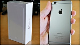 iPhone 6 Unboxing amp HandsOn 64GB Space Gray [upl. by Abshier]