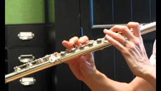 Gemeinhardt 33SB Pro 1980s Flute Upper Register Demo [upl. by Granthem]