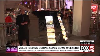 Jehovahs witnesses volunteering during Super Bowl week [upl. by Beryle136]