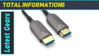 8K HDMI 21 Cable 150ft  Best Choice for NextGen Gaming and Home Theater [upl. by Yr268]