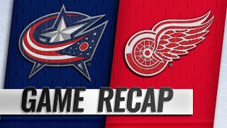 Panarin scores in OT to give Blue Jackets 32 win [upl. by Lyreb]