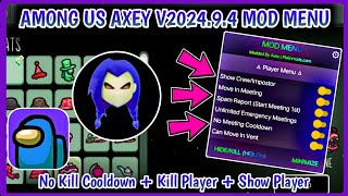 Among us Axey v202494 Mod Menu Apk  Free Chat  See Player Roles  Fake Role  Unlock All Skins [upl. by Slemmer]