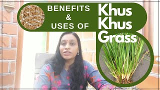 Benefits amp uses of Khus Khus Grass Vettiver by Dr Divya Amritjude [upl. by Liam]