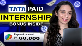 TATA 👉🏻 Exclusive PAID Internship 2024 ➤How to Apply amp Boost Your Career  Full Details Inside [upl. by Susanetta]