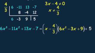 Dividing Polynomials and the Remainder Theorem Part 2 [upl. by Triny]