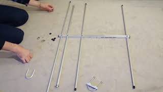 Assembling a 4el Yagi for 2m band  InnovAntennas 144OWL4 [upl. by Yrreiht]