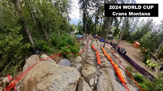 2024 UCI MTB World Series Crans Montana🇨🇭 COURSE PREVIEW [upl. by Madel]