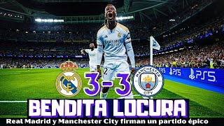 REAL MADRID Y MANCHESTER CITY REGALAN UN PARTIDO ÉPICO RUDIGER SECÓ A HAALAND CLAVES CHAMPIONS [upl. by Lynelle]