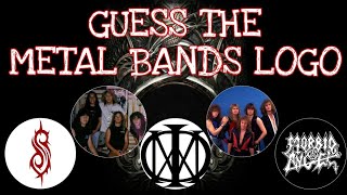 Guess the METAL BANDS Logo  Ultimate Heavy Metal Music Quiz  Guess the Music Logo Quiz Challenge [upl. by Marlene]