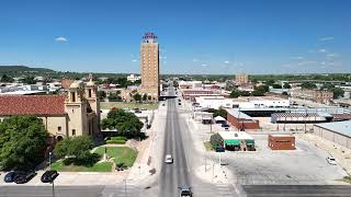 3rd Street from Owens to Gregg Big Spring Texas with DJI Air 3 [upl. by Fernand41]