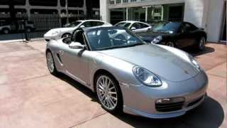 2008 Porsche Boxster RS 60 Spyder 987 S GT Silver Natural Grey 6 speed Beverly Hills California SALE [upl. by Shanon]