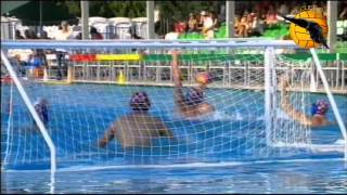 Spain 9 Croatia 10 Gold Game Mediterranean Games 2013 water polo [upl. by Gareth]