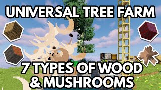 Best Easy Tree Farm Minecraft 121  10000 Wood Logs per Hour [upl. by Verdie698]