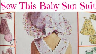 Sew This Baby Sunsuit  McCalls 2213 42024 [upl. by Eveam]