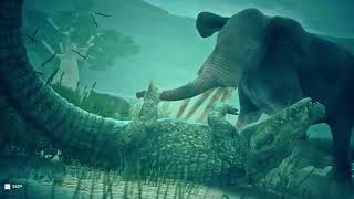 Miocene Elephant Kill Thorbjarnarsons Crocodile [upl. by Nacul]